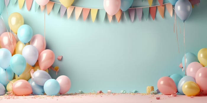 Birthday background. Illustration photo