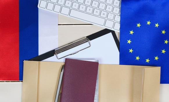 Document for visa application to EU and Russia. photo