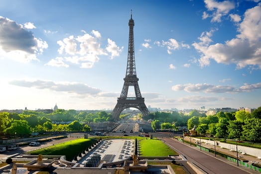 Eiffel Tower and Park photo