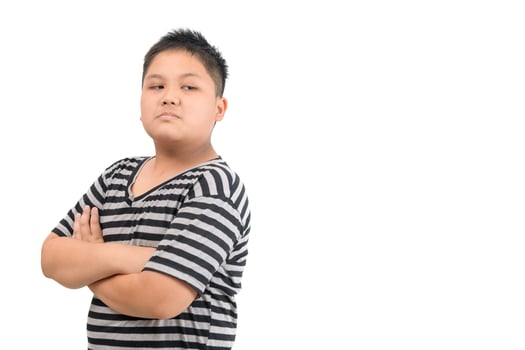 Kid Asian boy face expression envy, jealous isolated white background photo