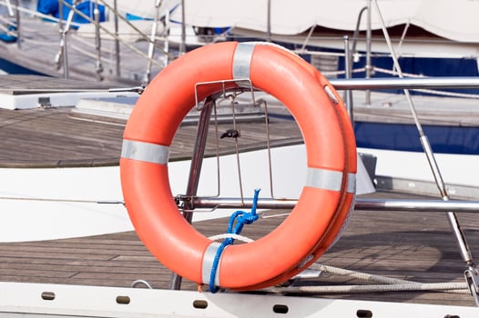 Close up of sailboat photo