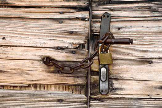 Old Entrance - Closed Gate photo