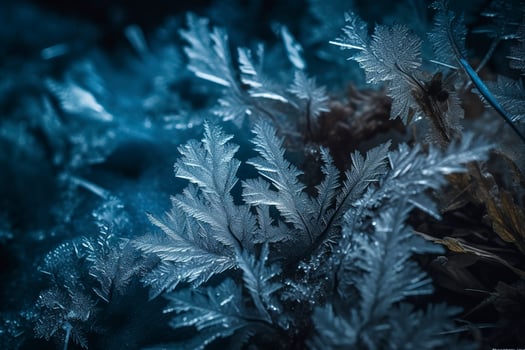 realistic frost texture background, generate ai photo