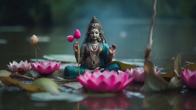 maa lakshmi aesthetic photo