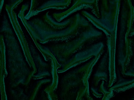 Green velvet fabric texture used as background. Empty green fabric background of soft and smooth textile material. There is space for text. photo