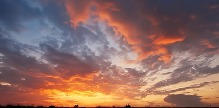 panoramic evening sky and clouds in the morning background photo