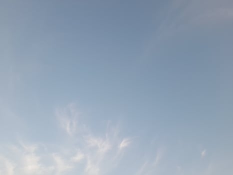 The white clouds on the blue sky are perfect for the background.  Skyscape on Lombok Island, Indonesia photo