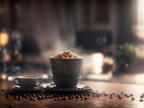 Delicious Coffee in a Cup Cut Out . . photo