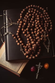 bible,women reading from the holy bible, generate ai photo