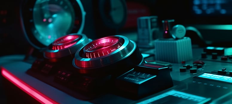 super powerfull spaceship engine for time travel, generate ai photo