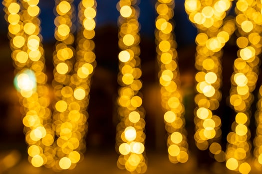 Abstract background of Christmas lights, Christmas illumination photo