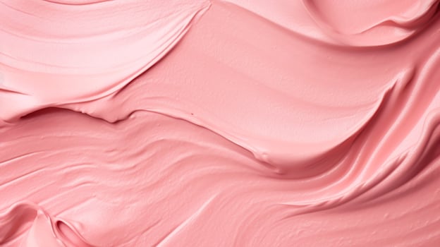 Bubblegum pink make-up, beauty product texture as abstract makeup cosmetic background, crushed cosmetics, photo