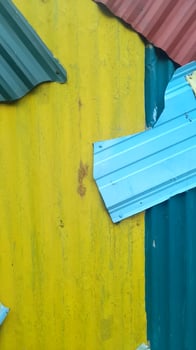 High contrast background, colorfull wall photo