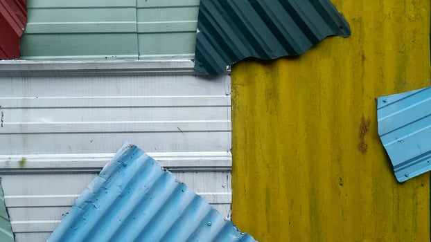 High contrast background, colorfull wall photo