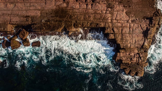 Top down view at Windang Island NSW photo