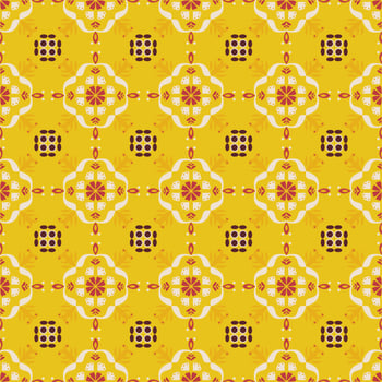 Garden Nature Seamless Pattern Floral Background Damask Art photo