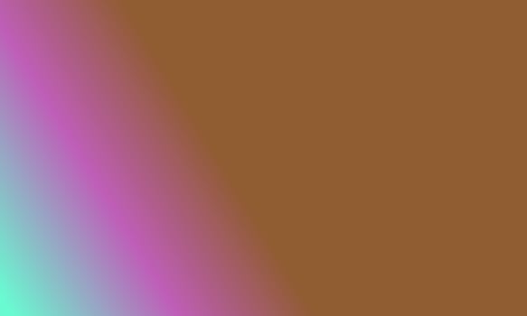 Design simple cyan,brown and pink gradient color illustration background photo