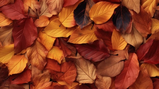 Autumn falling leaves background. Illustration photo