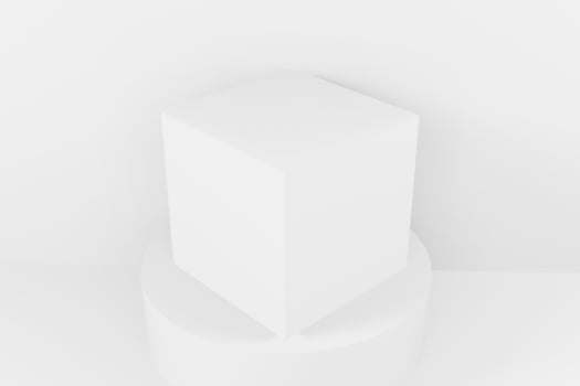 Square box mockup, cosmetic, packaging mockup design photo