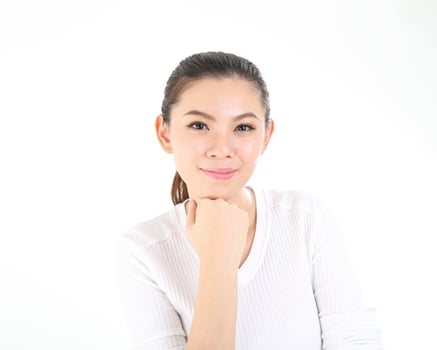 Young asian woman active healthy lifestyle photo