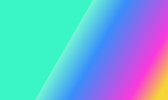 Design simple cyan,blue,yellow and pink gradient color illustration background photo
