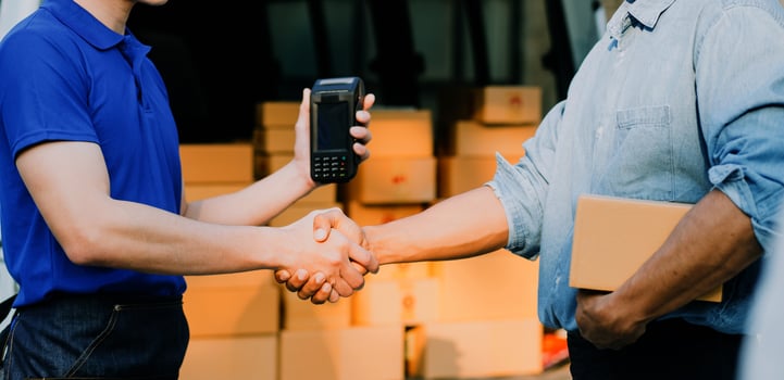 Business woman start up small business entrepreneur SME success .freelance woman working at home with Online Parcel delivery. SME and packaging deliveryconcept photo