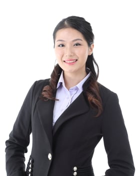 Young south east Asian middle eastern man woman student business colleague photo