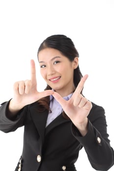 Young south east Asian middle eastern man woman student business colleague photo