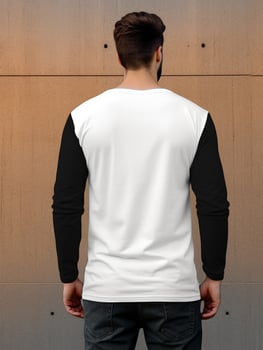 Blank T shirt photo for mockup design
