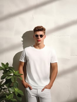Blank T shirt photo for mockup design