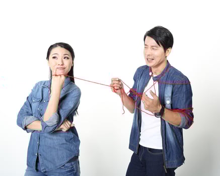 South East Asian young father mother daughter  parent girl child activity indoor photo