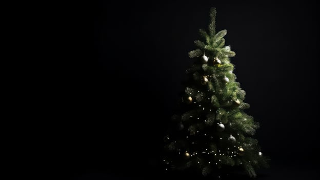 Christmas tree background. Illustration photo