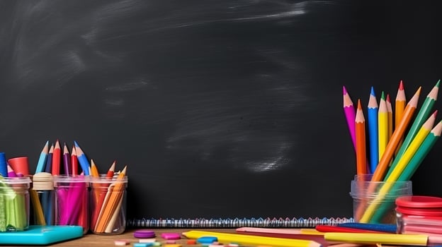 Back to school background. Illustration photo