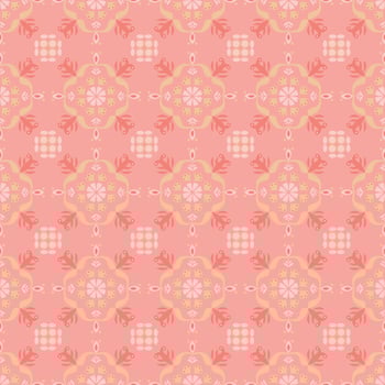 Garden Nature Seamless Pattern Floral Background Damask Art photo