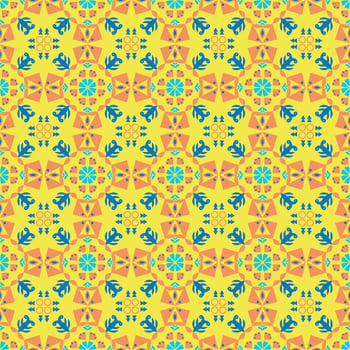 Floral Seamless Pattern Background Garden Nature Damask Art photo
