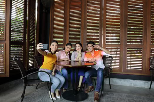 Young Asian different ethnic malay chinse  man woman activity lifestyle student educating job business photo