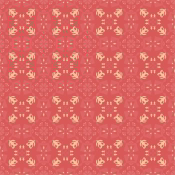 Nature Seamless Pattern Garden Plant Background Damask Art photo
