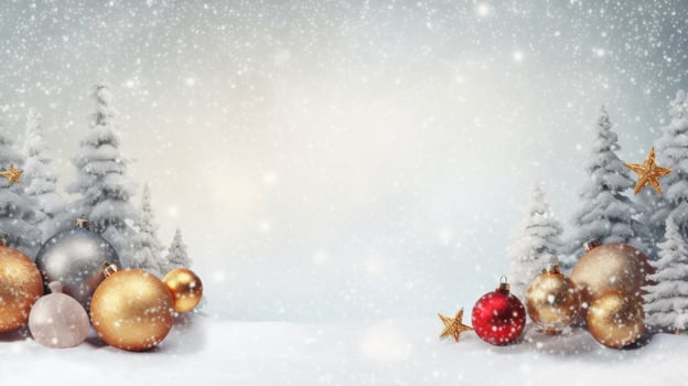 Christmas golden balls background. Illustration photo