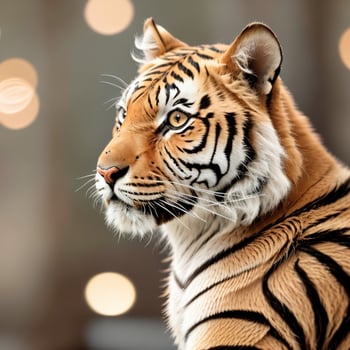 a close up tiger. photo