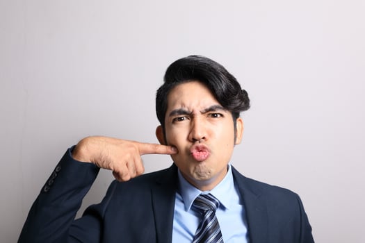 South east Asian Malay Chinese man woman  facial expression photo