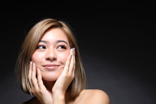 South east Asian beautiful young lady fashion makeup cosmetic photo