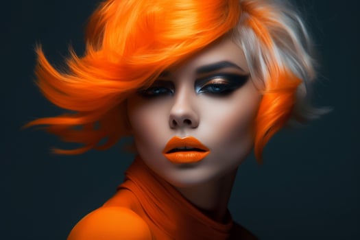 Neon orange blend photo
