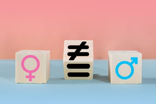 Employees gender salary equality. Salary gap. photo