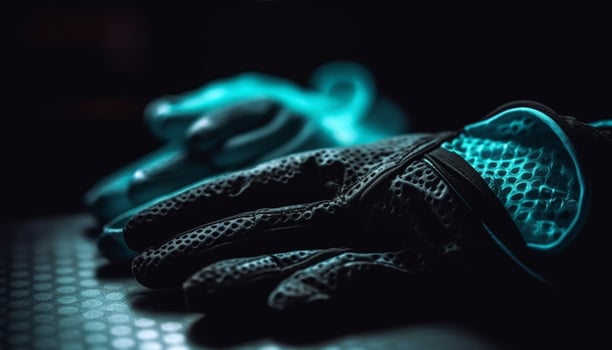 Modern protective workwear for competitive sports and industry manufacturing generated by AI photo