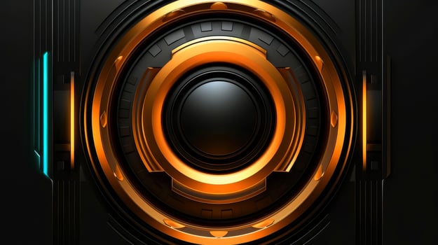Modern futuristic dark background. Abstract futuristic background with modern shape. Techology futuristic background, illustration photo