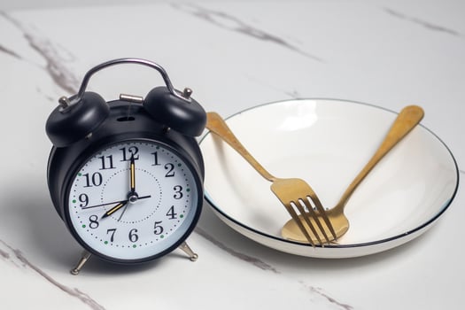 Dieting, losing weight, eating at regular intervals photo
