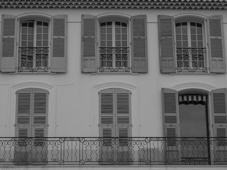 cannes at the mediterranean sea photo