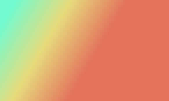 Design simple maroon,cyan and yellow gradient color illustration background photo