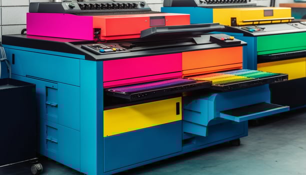 Modern kitchen store orders stainless steel machinery for manufacturing equipment generated by AI photo