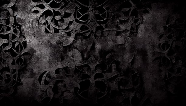 Old patterned backdrop spooky ancient decoration Creative monochrome sculpture , photo